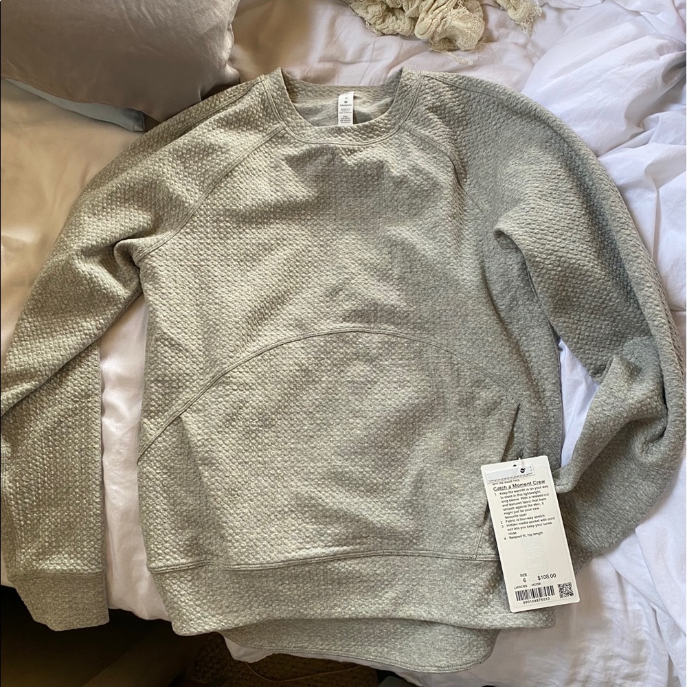 Lululemon Catch a Moment Crew athletic sweater